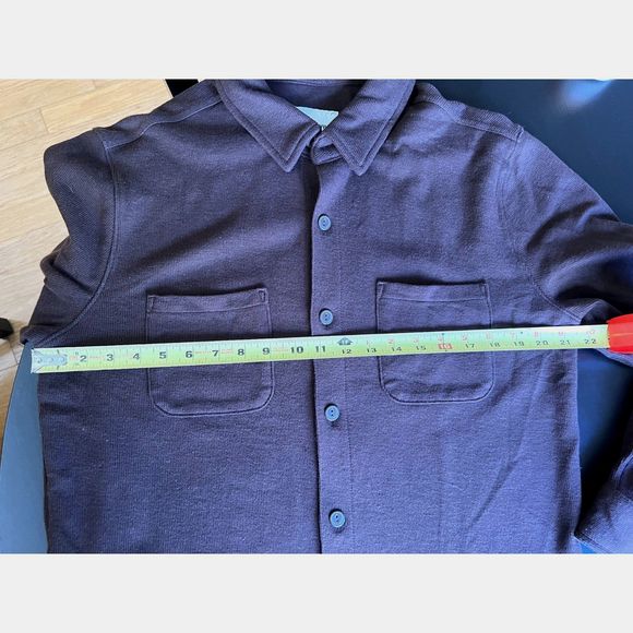 Goodiellow & Co Mens Shirt Jacket, Brown, Size Medium, Relaxed Fit, Unisex - Picture 5 of 8